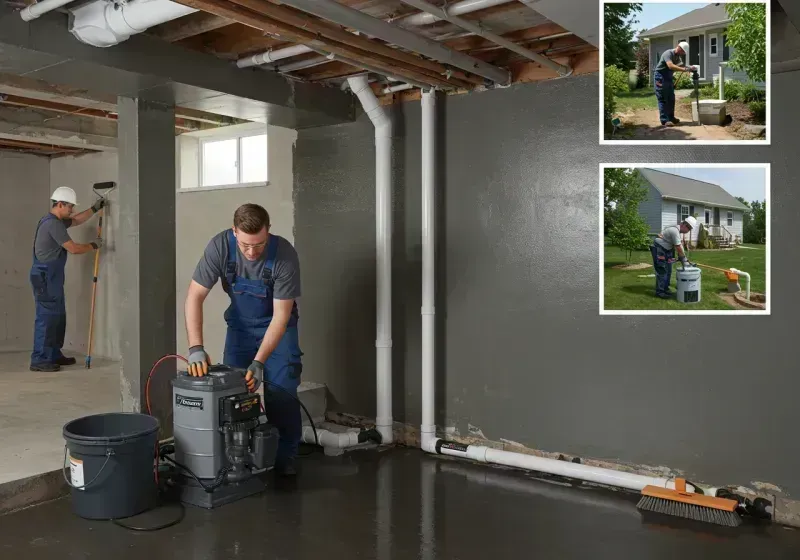 Basement Waterproofing and Flood Prevention process in Burke, SD